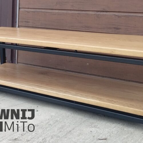 Szafka Audio  Industrial Oak  Steel 160